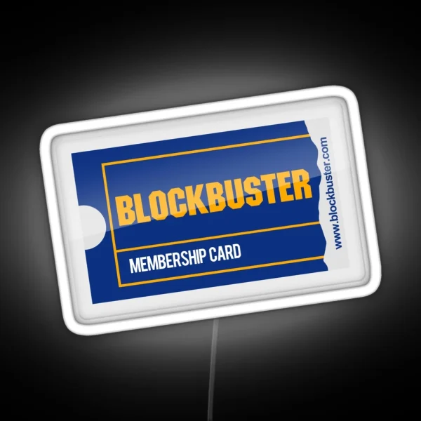 Membership Card RGB Neon Sign