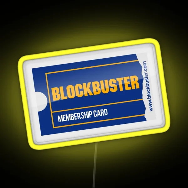Membership Card RGB Neon Sign