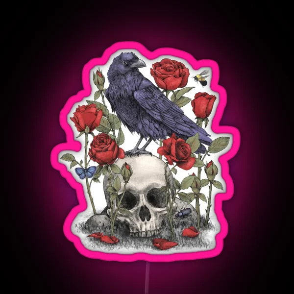 Memento Mori RGB Neon Sign