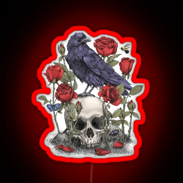 Memento Mori RGB Neon Sign