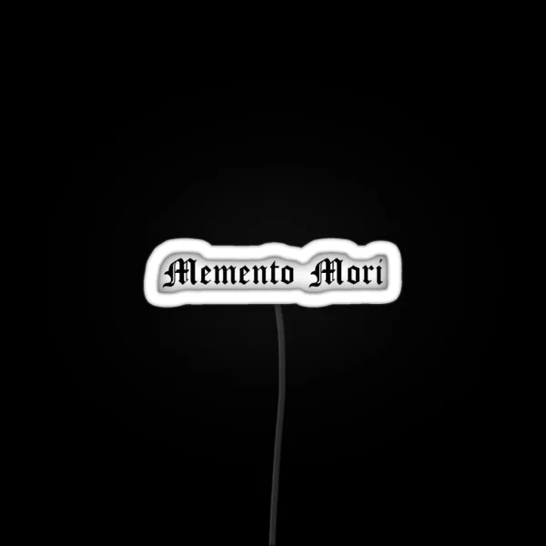 MEMENTO MORI RGB Neon Sign