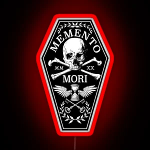 Memento Mori RGB Neon Sign