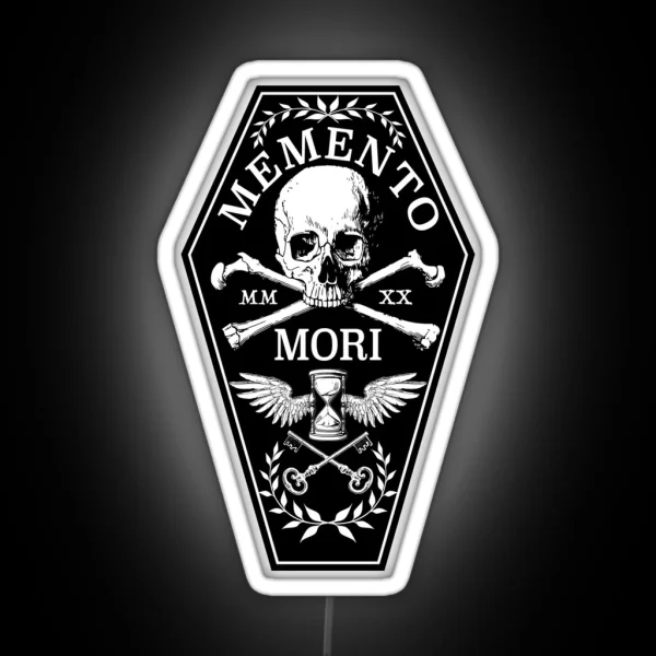 Memento Mori RGB Neon Sign