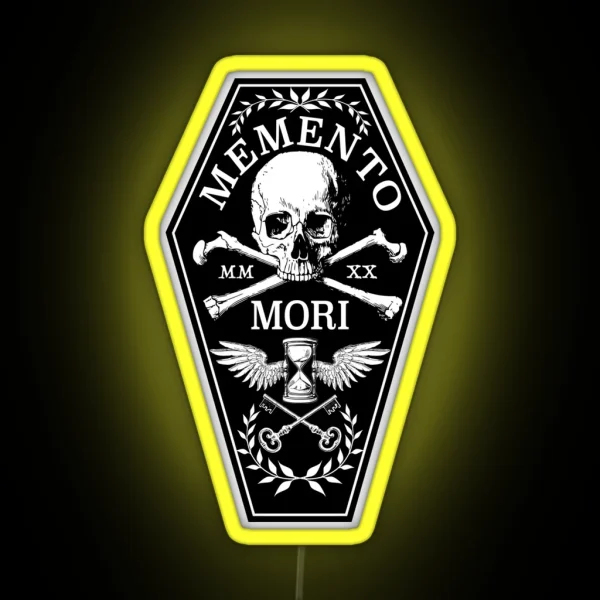 Memento Mori RGB Neon Sign