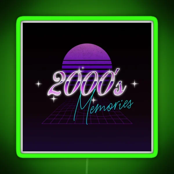 Memories Of 2000 S RGB Neon Sign