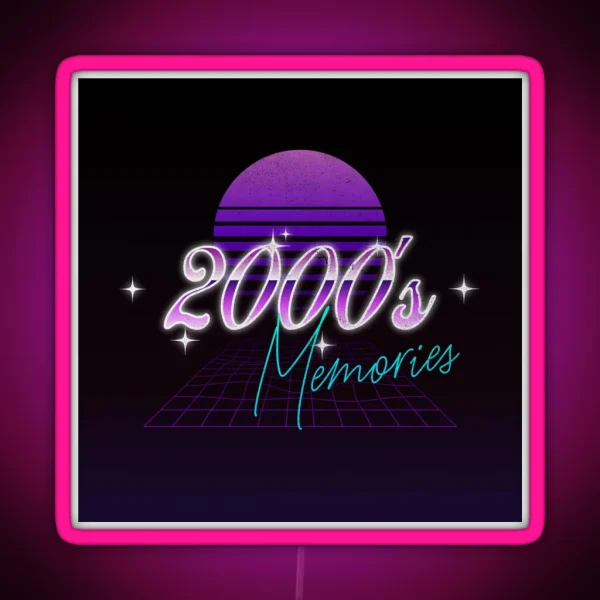 Memories Of 2000 S RGB Neon Sign