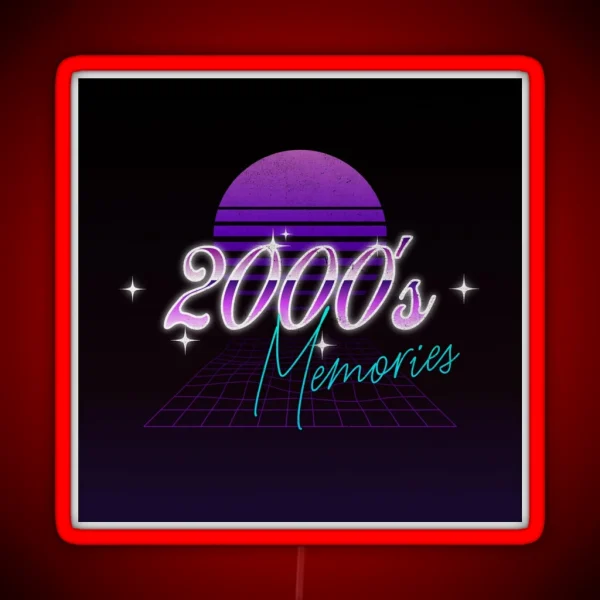 Memories Of 2000 S RGB Neon Sign