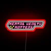 Neon Sign Encourages Mental Wellness with Colorful Powerpuff Girls Motto