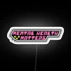 Colorful Mental Health Awareness Inspiration with Power Puff Girls Neon Light