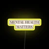 RGB Neon Sign for Mental Health Awareness and Support Promotion
