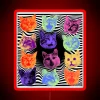 Neon "Meow Mix" Cat Food Sign with Color-Changing RGB Lighting.