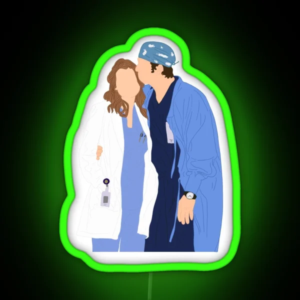 Meredith And Dereck RGB Neon Sign