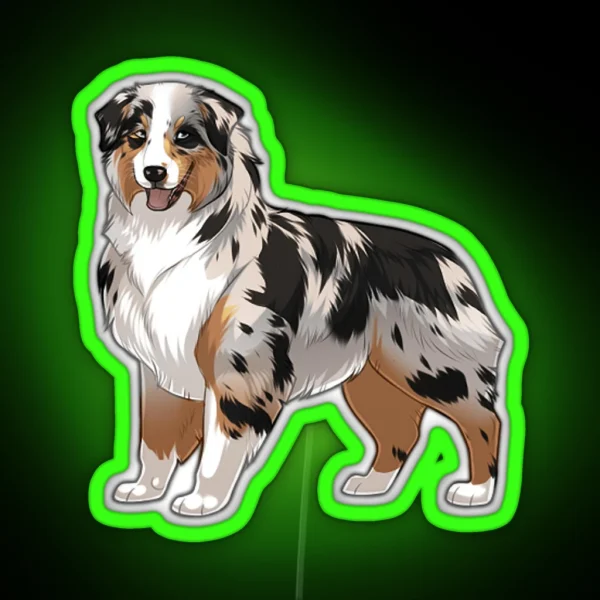 Merle Aussie Led RGB Neon Sign