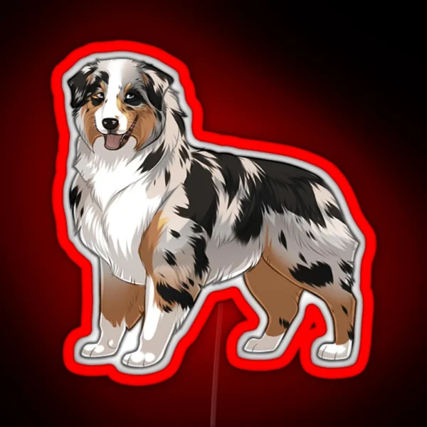 Merle Aussie Led RGB Neon Sign