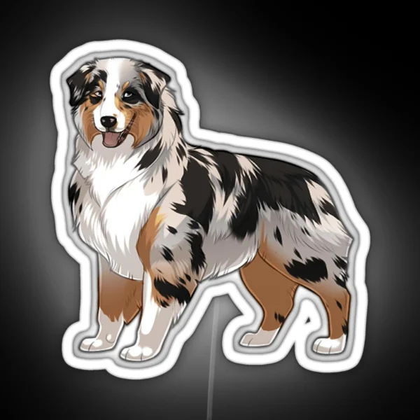 Merle Aussie Led RGB Neon Sign