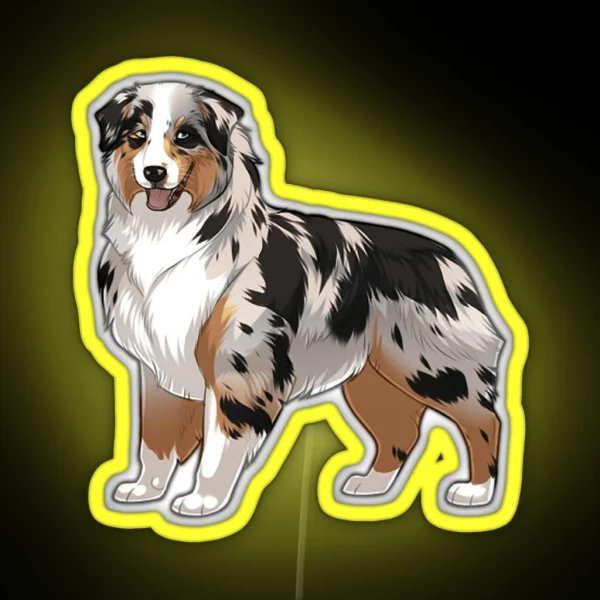 Merle Aussie Led RGB Neon Sign