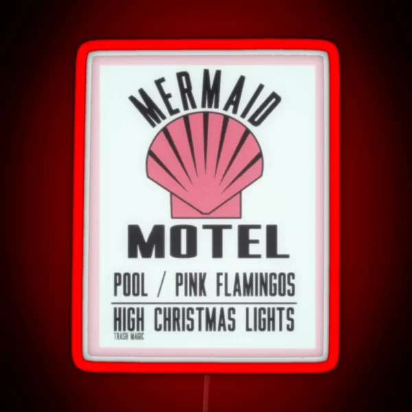 Mermaid Motel RGB Neon Sign