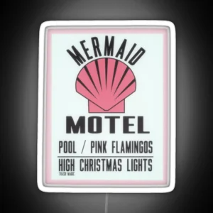 Mermaid Motel RGB Neon Sign