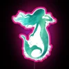 Vibrant Mermaid Themed Sparkling RGB Neon Sign for Bedroom Decorations