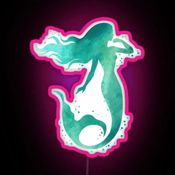 Mermaid Sparkle RGB Neon Sign