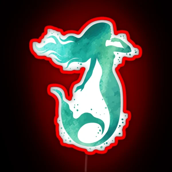 Mermaid Sparkle RGB Neon Sign