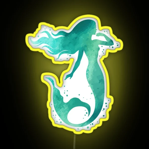 Mermaid Sparkle RGB Neon Sign