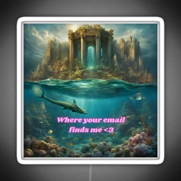 Mermaidcore Meme RGB Neon Sign