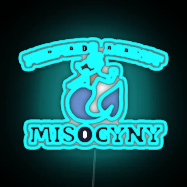 Mermaids Against Misogyny RGB Neon Sign