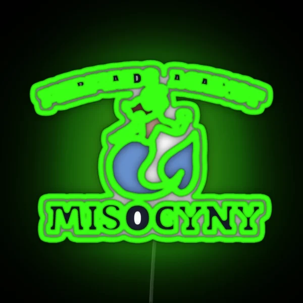 Mermaids Against Misogyny RGB Neon Sign
