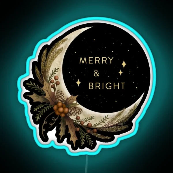 Merry And Bright RGB Neon Sign