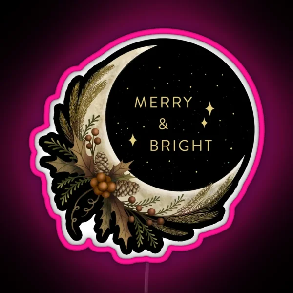 Merry And Bright RGB Neon Sign