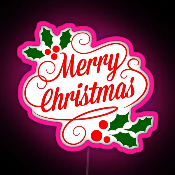 MERRY CHRISTMAS 1 RGB Neon Sign