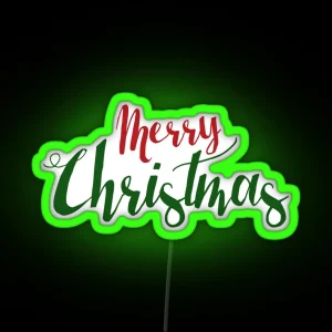 Merry Christmas RGB Neon Sign