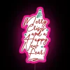 RGB Neon Sign with Humorous Merry Crisis New Year Message