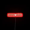Add vibrant holiday cheer with this fun neon light decoration.