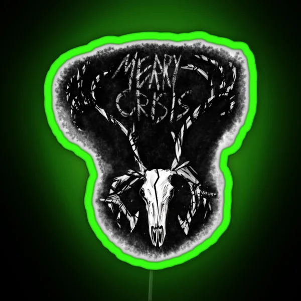 Merry Crisis RGB Neon Sign