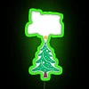 Whimsical White Neon Merry Christmas Sign for Festive Home Decorations