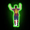 Minimalist Neon Sign with RGB Lighting Inspired by Messi Style