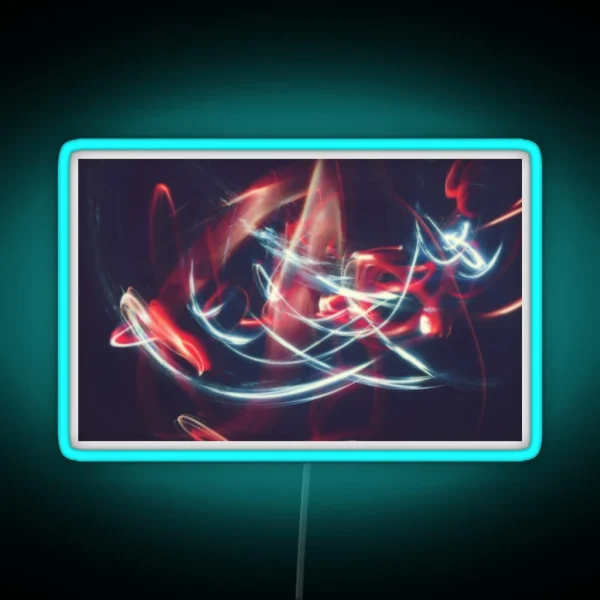 Messy Light Trails RGB Neon Sign