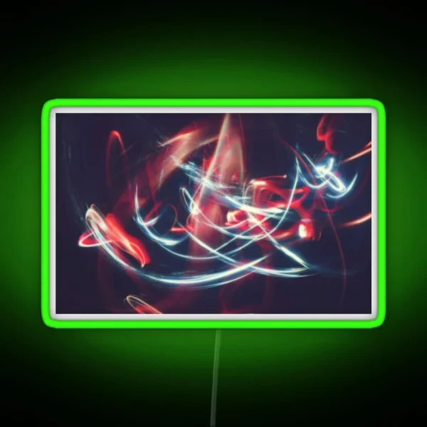 Messy Light Trails RGB Neon Sign