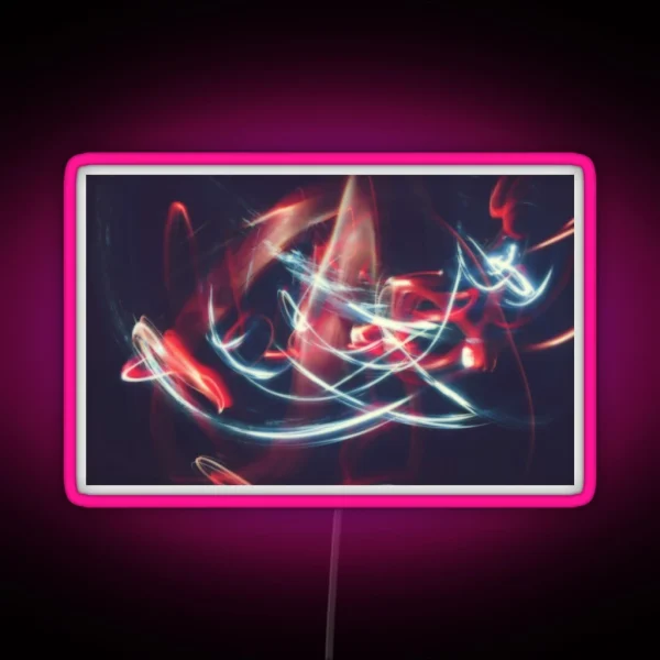 Messy Light Trails RGB Neon Sign