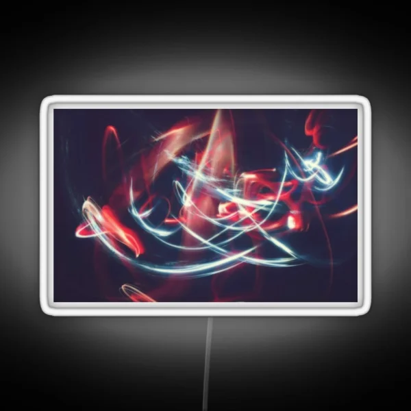 Messy Light Trails RGB Neon Sign