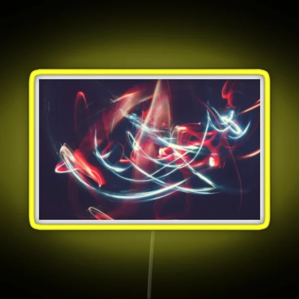 Messy Light Trails RGB Neon Sign