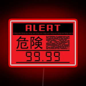 Metal Gear Solid Alert Phase RGB Neon Sign