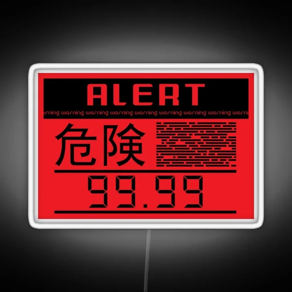 Metal Gear Solid Alert Phase RGB Neon Sign