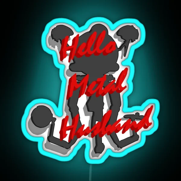 Metal Husband RGB Neon Sign