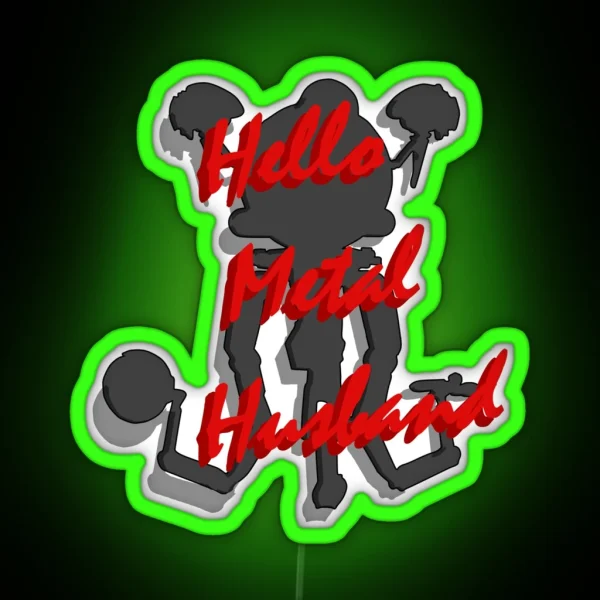 Metal Husband RGB Neon Sign
