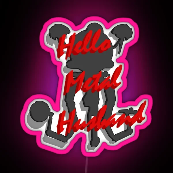 Metal Husband RGB Neon Sign