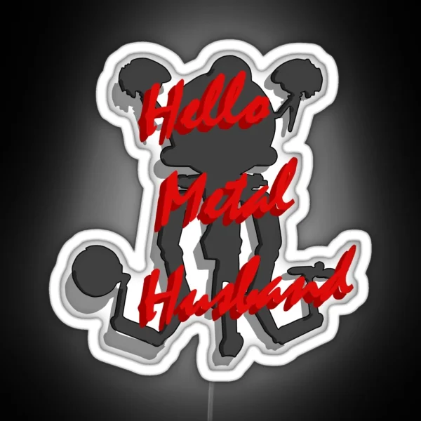 Metal Husband RGB Neon Sign