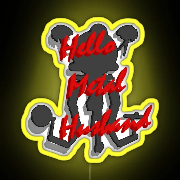 Metal Husband RGB Neon Sign